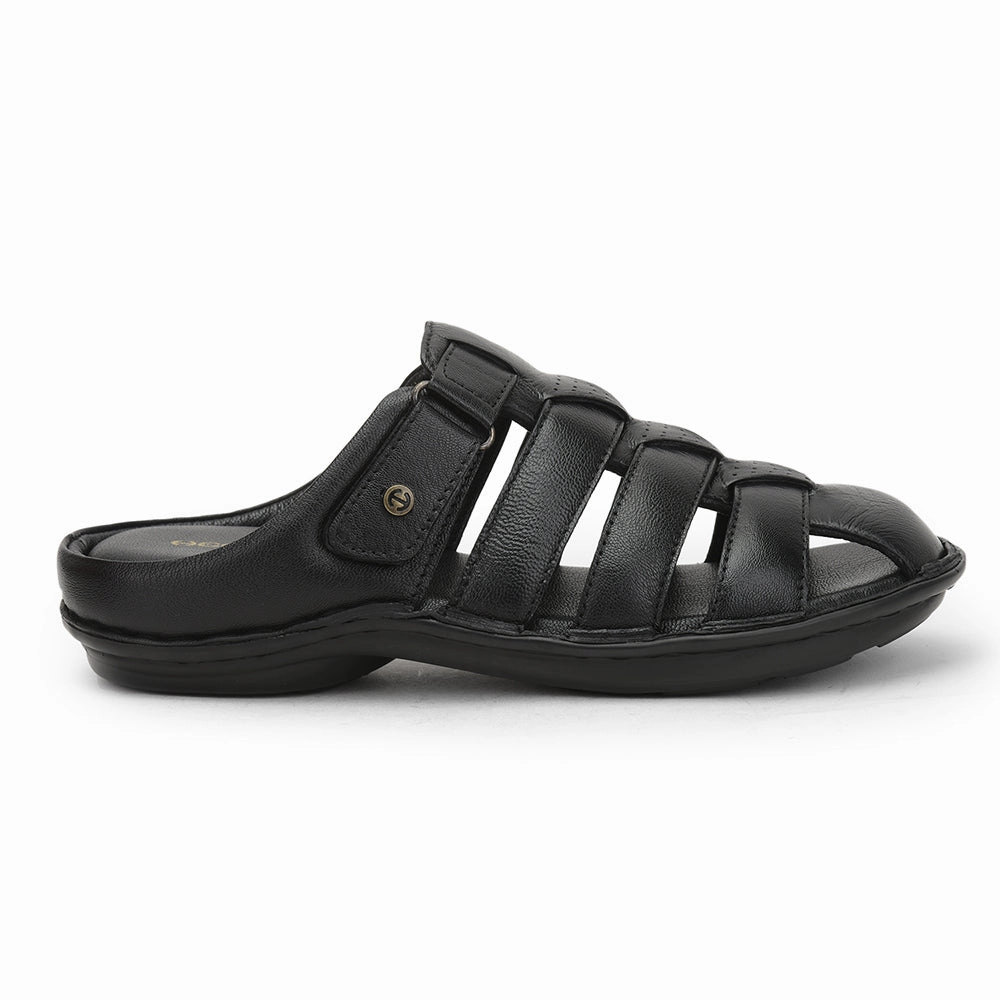 Pretty You Slippers Healers Formal Sandal For Men (Black) ER-54 By Liberty