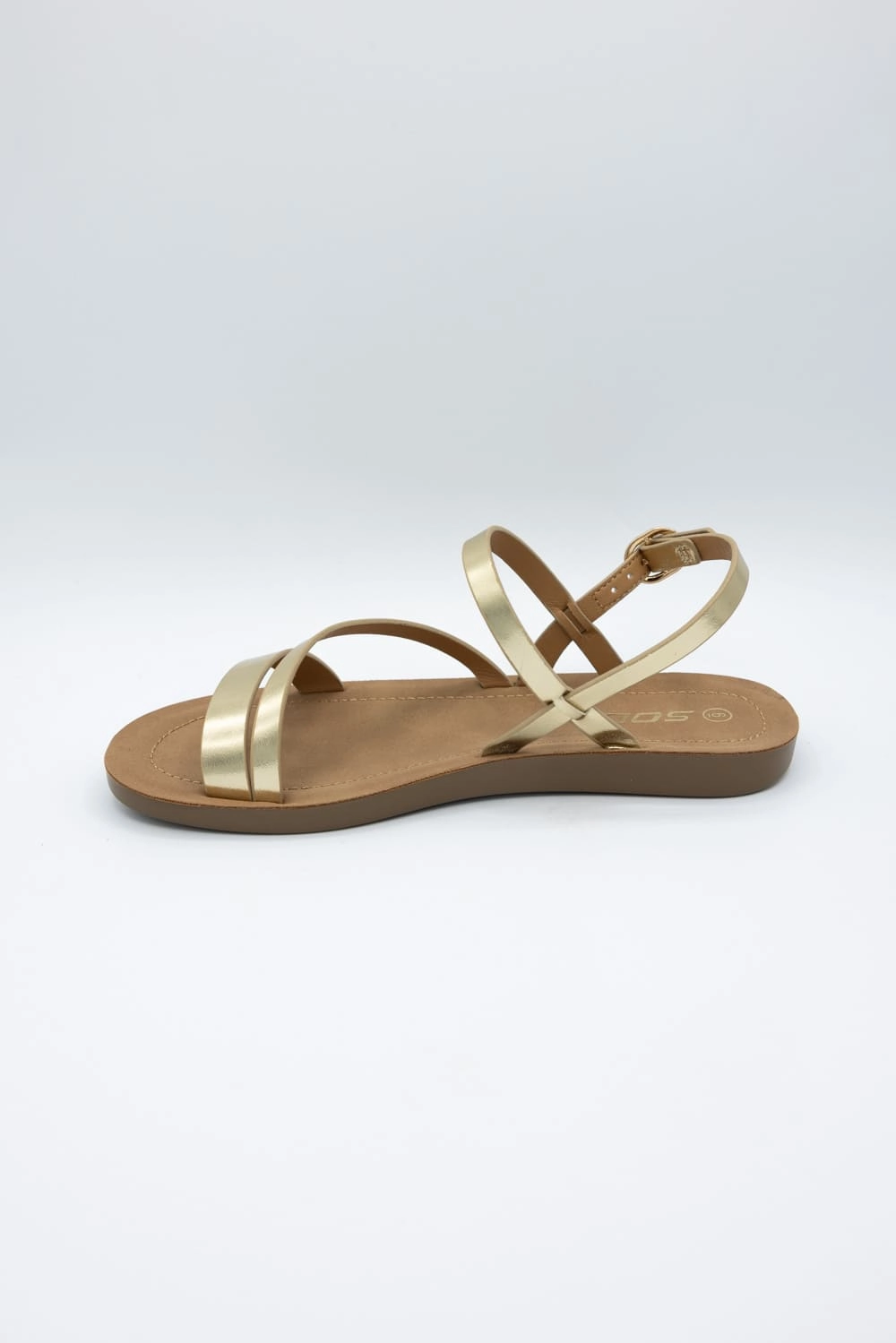 Soda Enfold Sandals for Women in Gold | ENFOLD-S GOLD Zappos Sandals