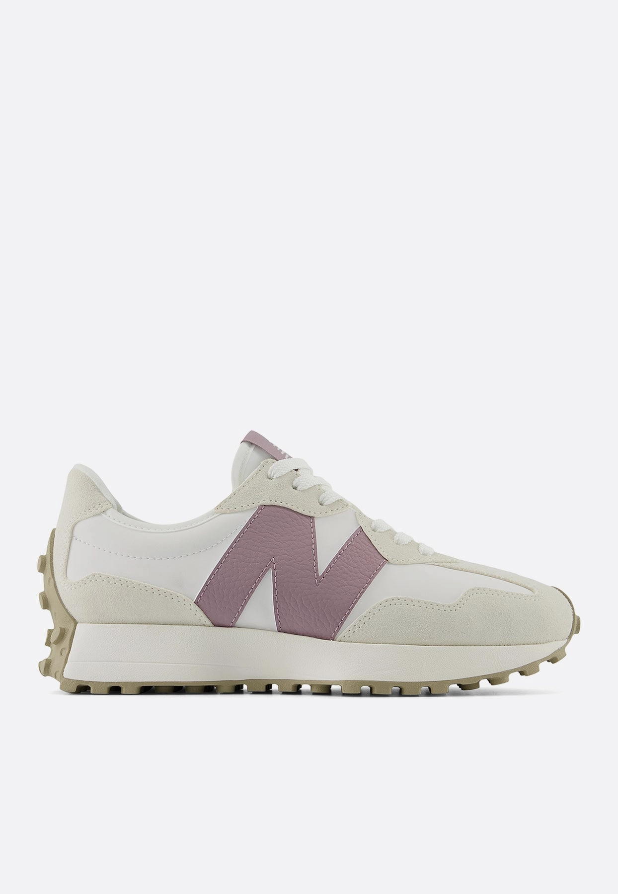 New Balance 20002r 327 Low-Top Sneakers in Sea Salt with White Wine
