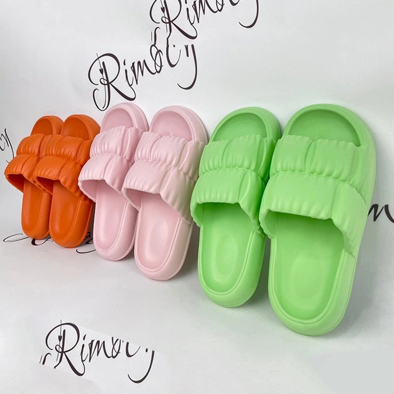 Soft Sole Cloud Slippers Summer Beach Thick Royal Slippers