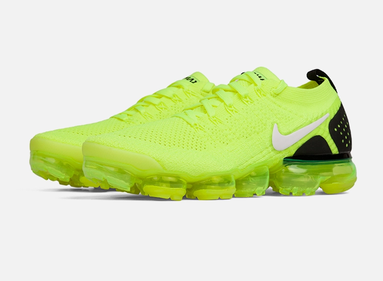 Nike Air Vapormax Flyknit 2 Volt Shoes Sneakers Men Sale Size US 7, 8, 8.5, 9, 10, 11 Crib Sneakers