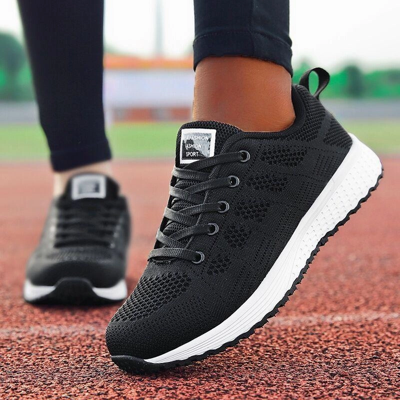 Sneakers At Walmart Super Light Sneakers For Women Sport Basket Femme Walking White Casual shoes