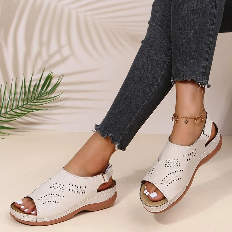 Sonicelife  Women Shoes Women Sandals  Ladies Wedges Sandals for Women Platform Casual Shoes Female Ladies Shoes De Mujer Are Ugly