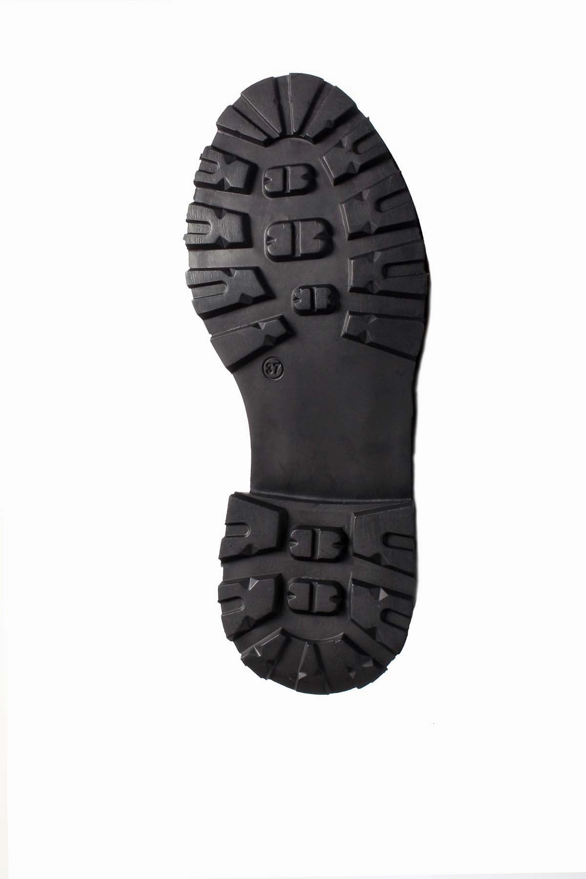 Casual Leather Oxford Shoes FST Genuine Leather Women's Casual Shoes 965ZA3100 Black - West Allis