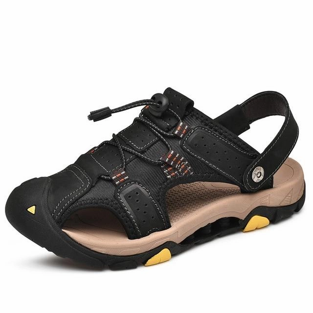 Casual New Genuine Leather Beach Sandals Summer Shoes 777 Sale