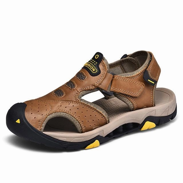 Sandals Resorts Virgin Islands Casual New Genuine Leather Beach Sandals Summer Shoes