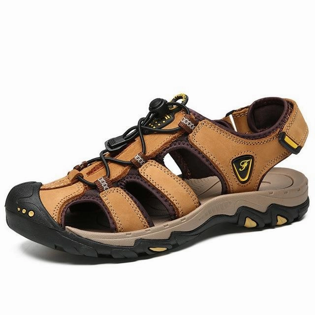 Casual New Genuine Leather Beach Sandals Summer Shoes Summer Platform Sandals