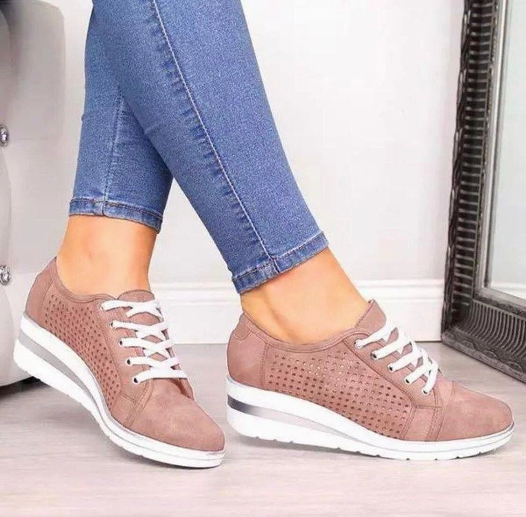 Women's wedge sneakers best shoes for walking Wedge Penny Loafers