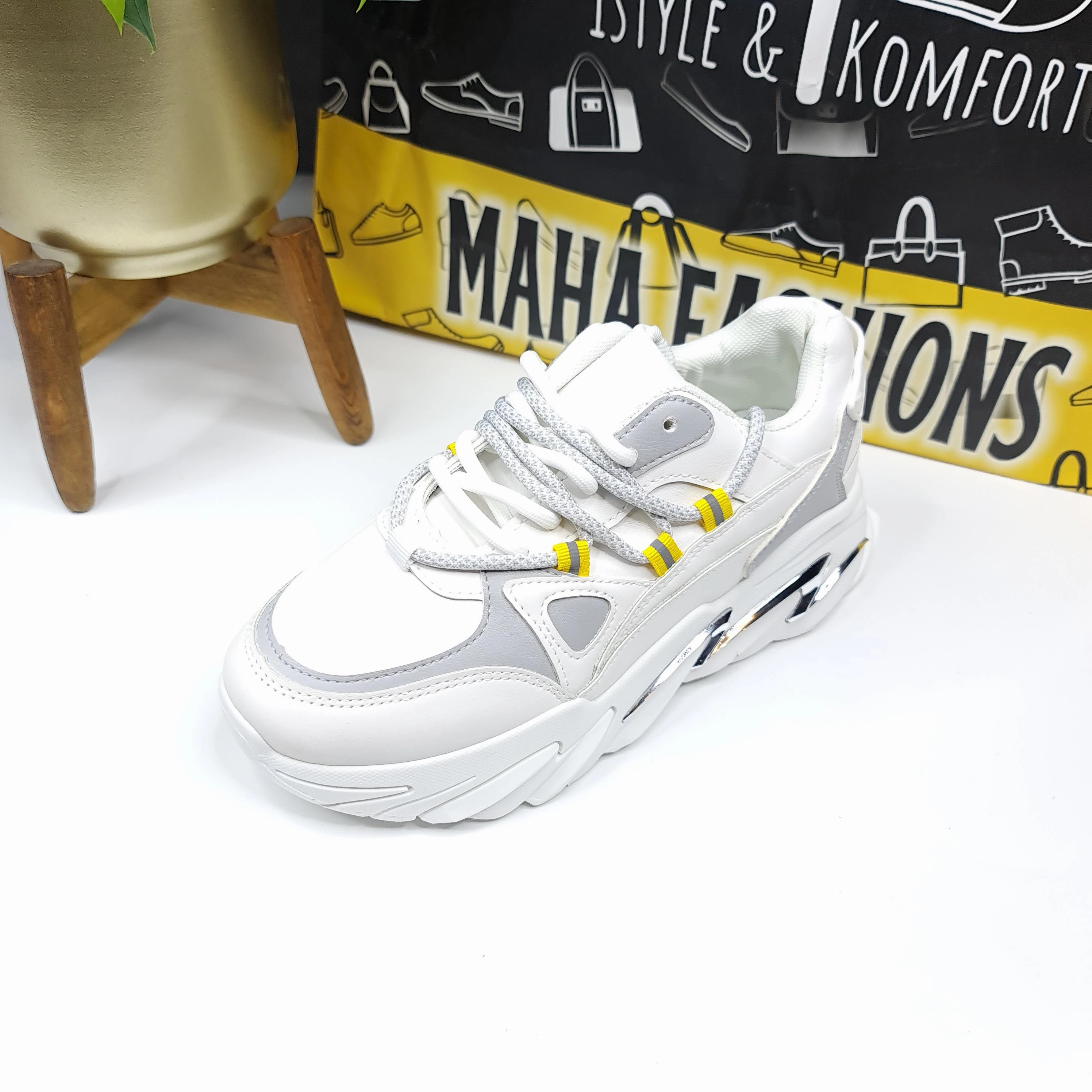 Cole Hann Casual Shoes White Chunky Sneakers