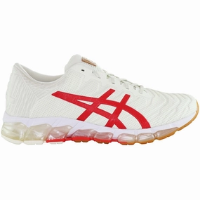 Asics Gel-kayano 29 Platinum Running Shoes Asics Gel-Quantum 360 5 Womens Cream/Red Trainers