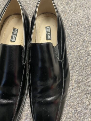 Stacy Adams Jonah Mens Black Leather Loafers Shoe Sz 14 Moc Toe Dress Loafers Trendy