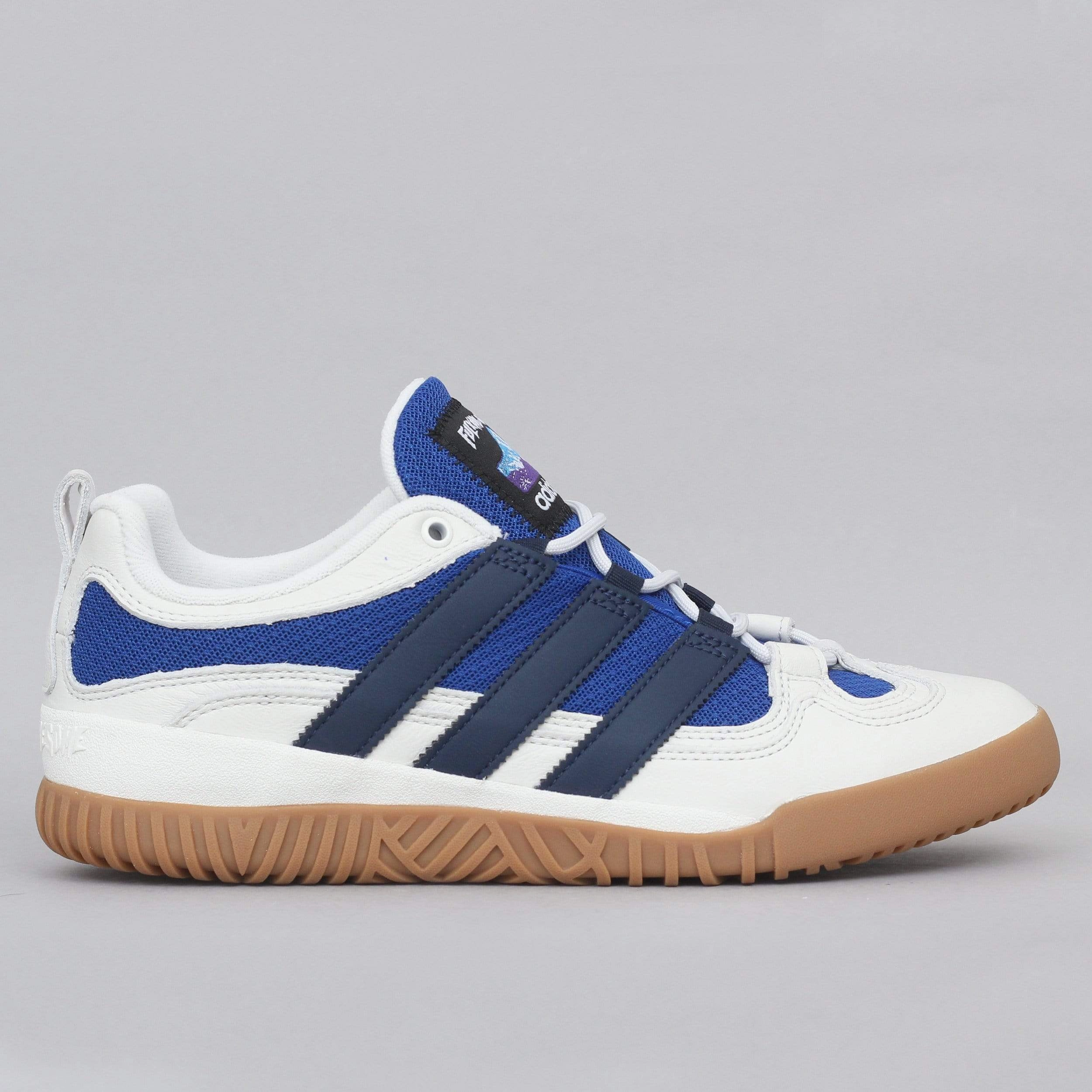 Adidas Ag Football Shoes adidas FA Experiment 1 Shoes Crystal White / Collegiate Navy / Collegiate Royal