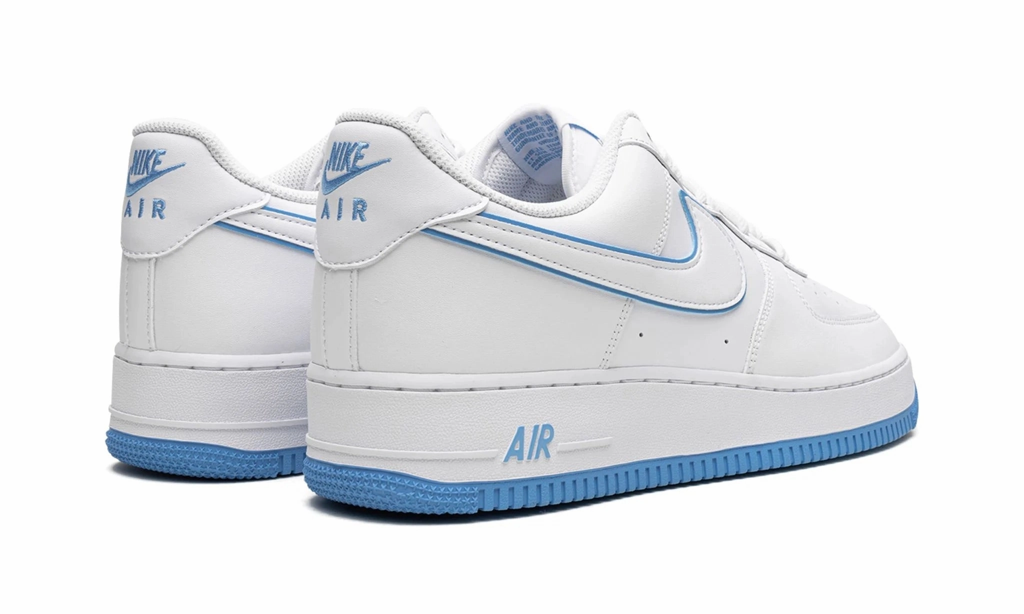 NIKE AIR FORCE 1 LOW WHITE UNIVERSITY BLUE SOLE Asics Tennis Shoe