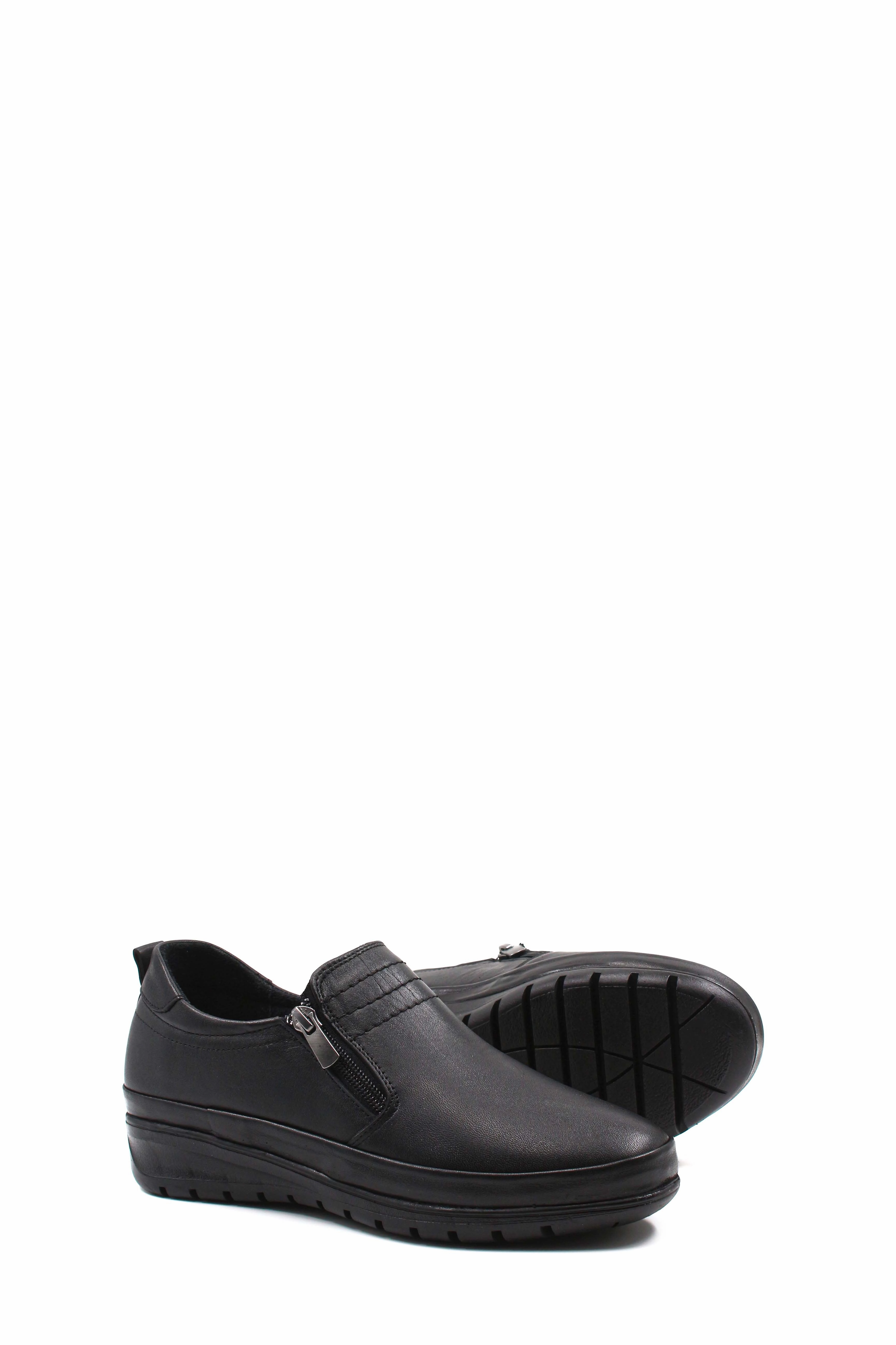 FST Genuine Leather Women's Casual Shoes 792ZA101-8753 Black - Palm Beach Gardens Casual Online Shoes