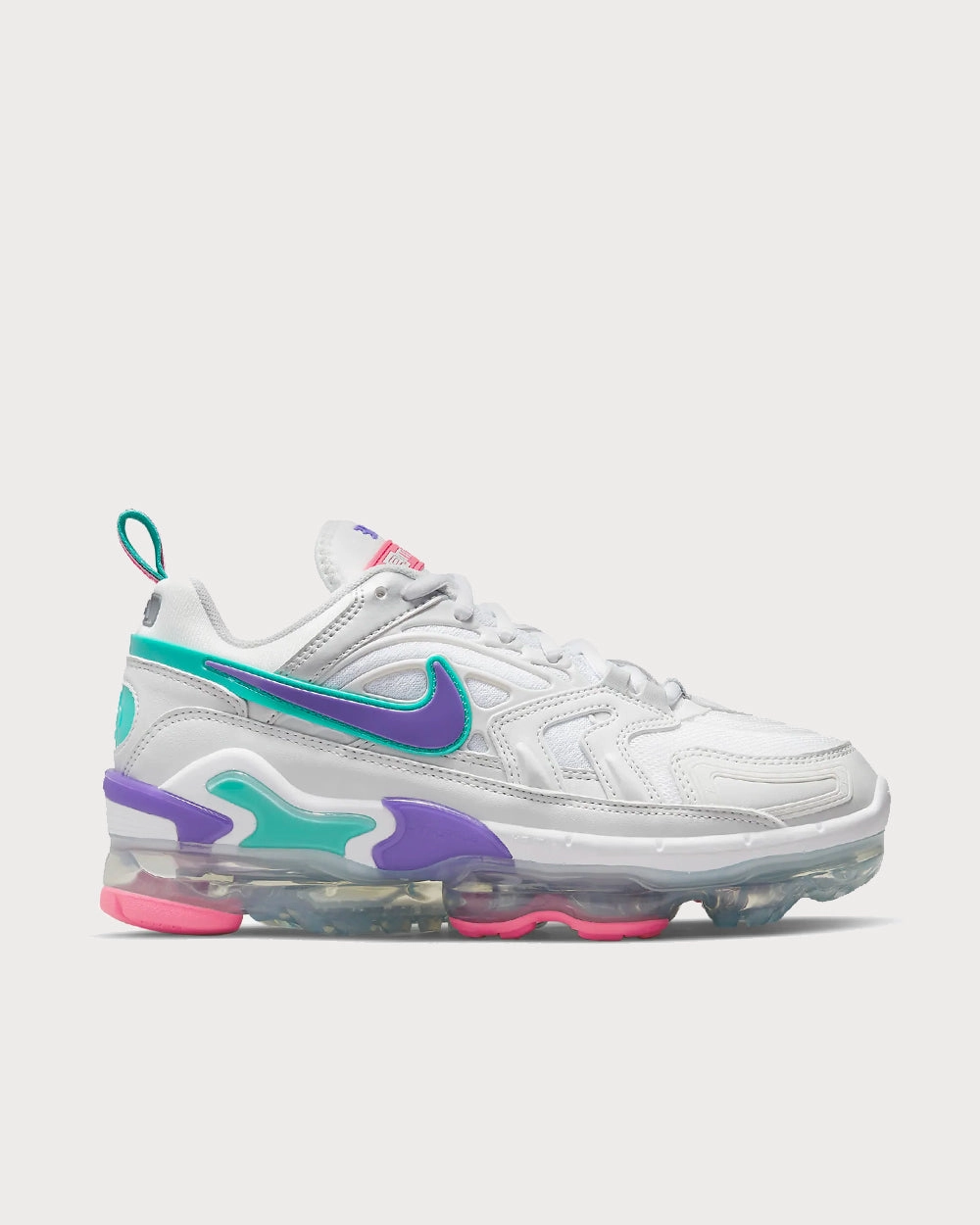 Air VaporMax EVO Photon Dust / White / Hyper Pink / Hyper Grape Low Top Sneakers Cheap Asics Volleyball Shoes