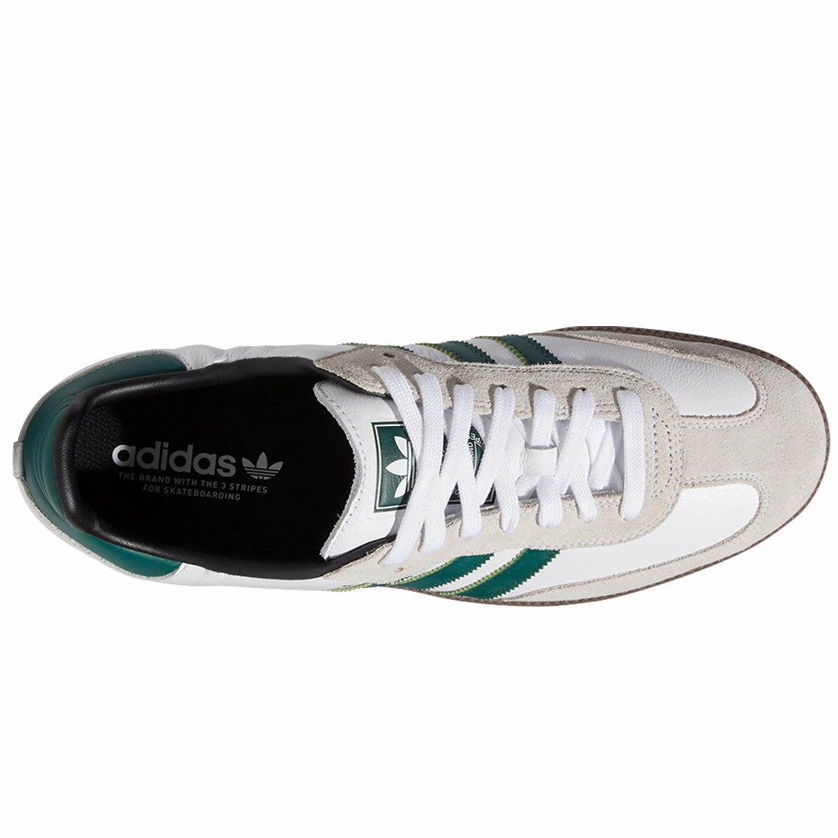 Demon Slayer Shoes Adidas Adidas Samba ADV - White/Hunter Green/Gum