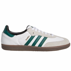 Adidas Samba ADV - White/Hunter Green/Gum Adidas Weight Shoes