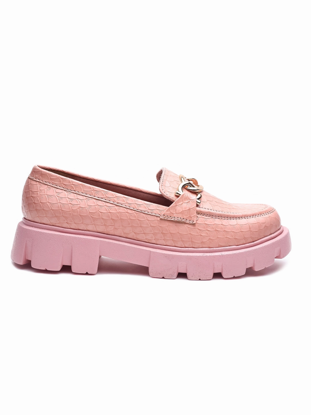 Common Projects Loafers Brauch Pink Patterned Embellished Loafer Shoe