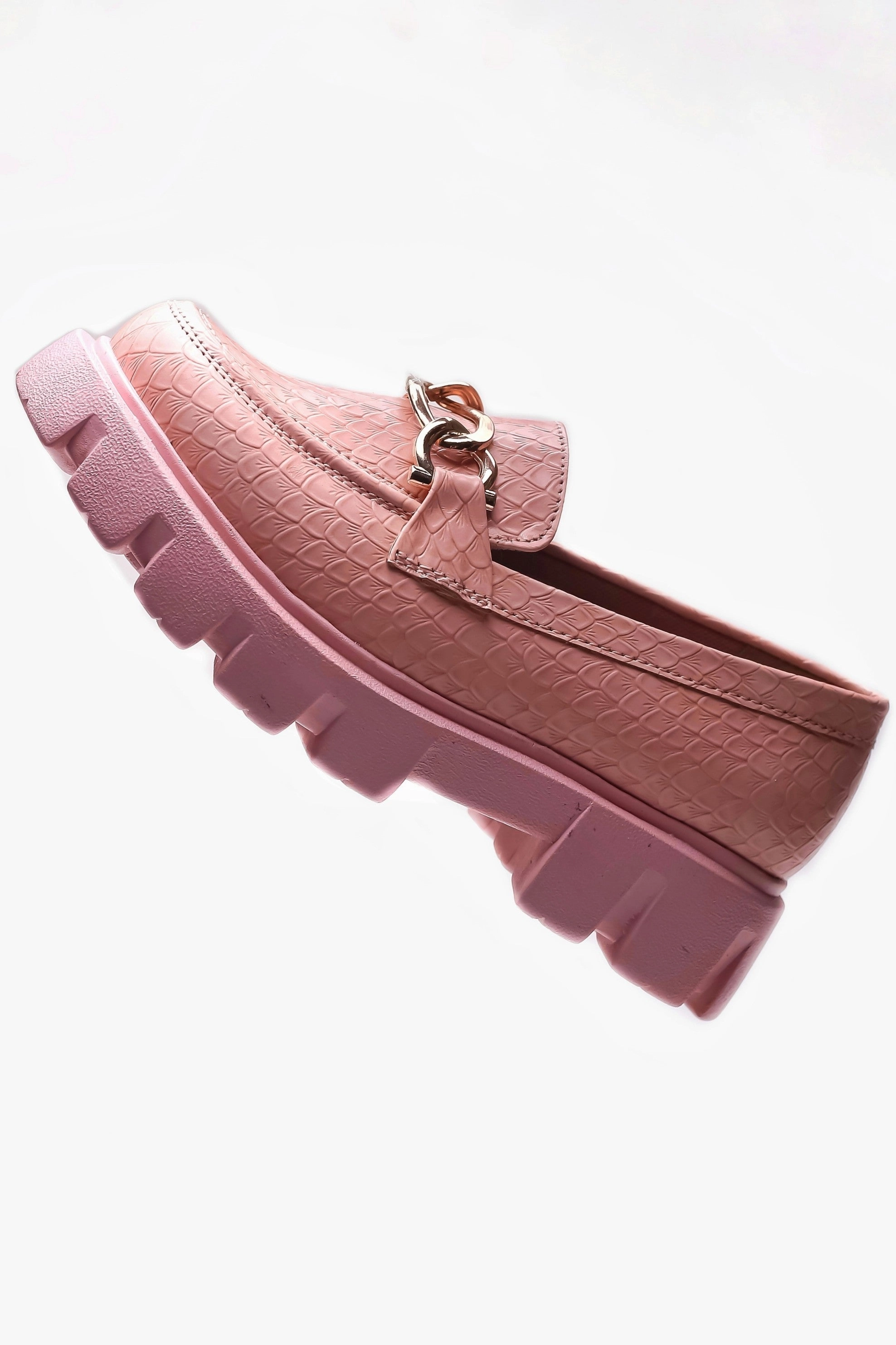 Navy Suede Loafers Brauch Pink Patterned Embellished Loafer Shoe