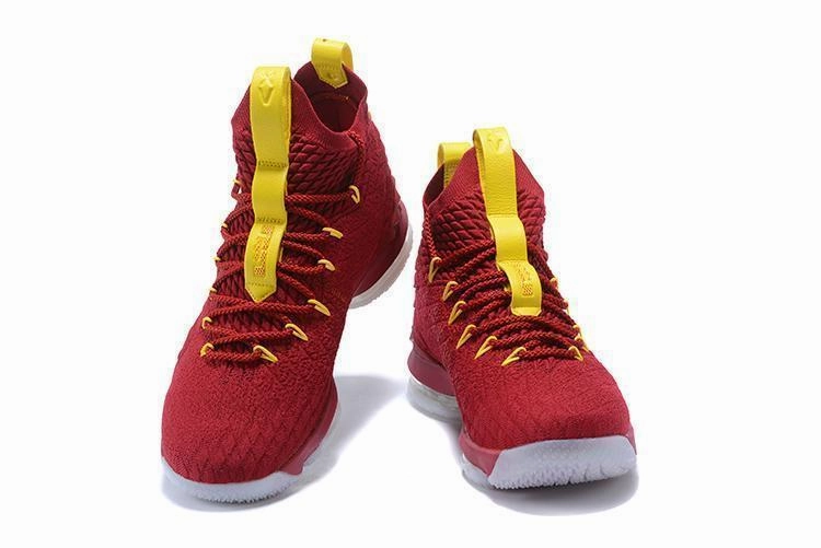Nike Lebron XV 15 Red Yellow Men Shoes Sale Size US7,8,8.5,9,10,11,12 Best All Round Asics Shoe