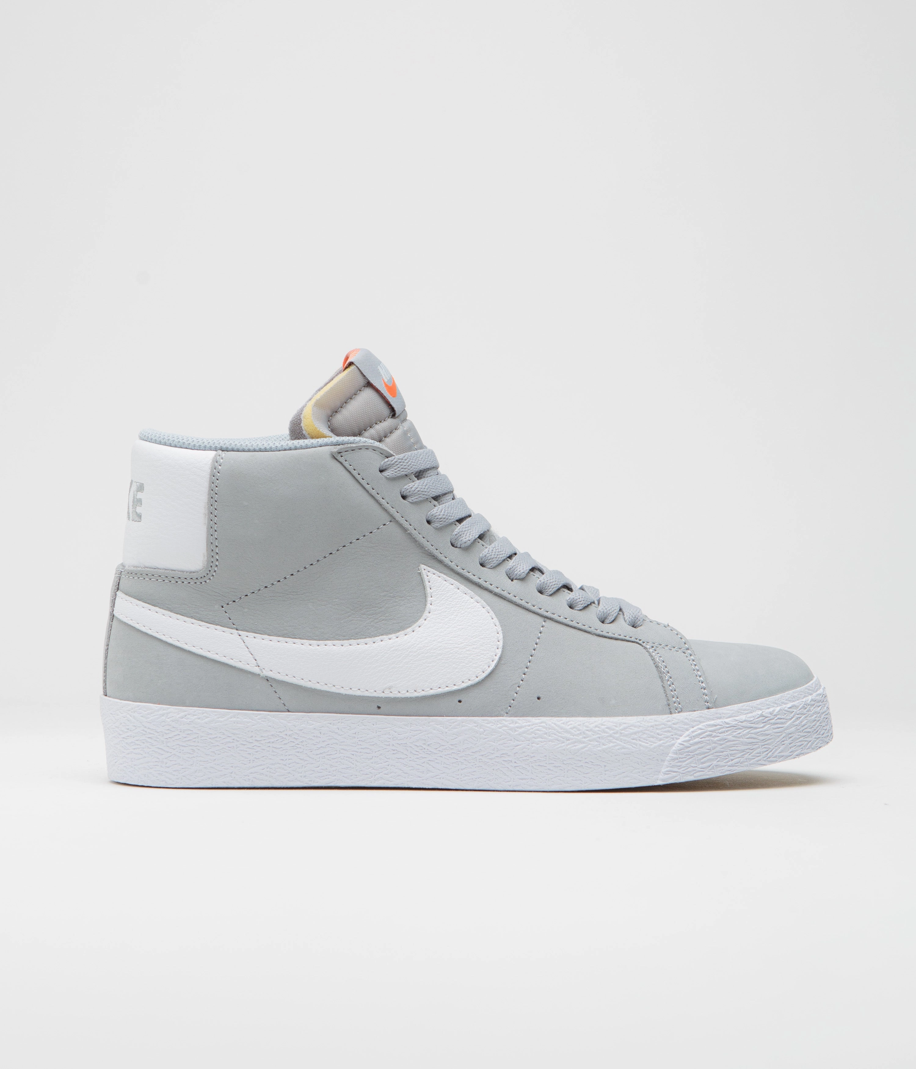 Nike SB Orange Label Blazer Mid Shoes - Wolf Grey / White - Wolf Grey Asics Gt 2010 Running Shoe