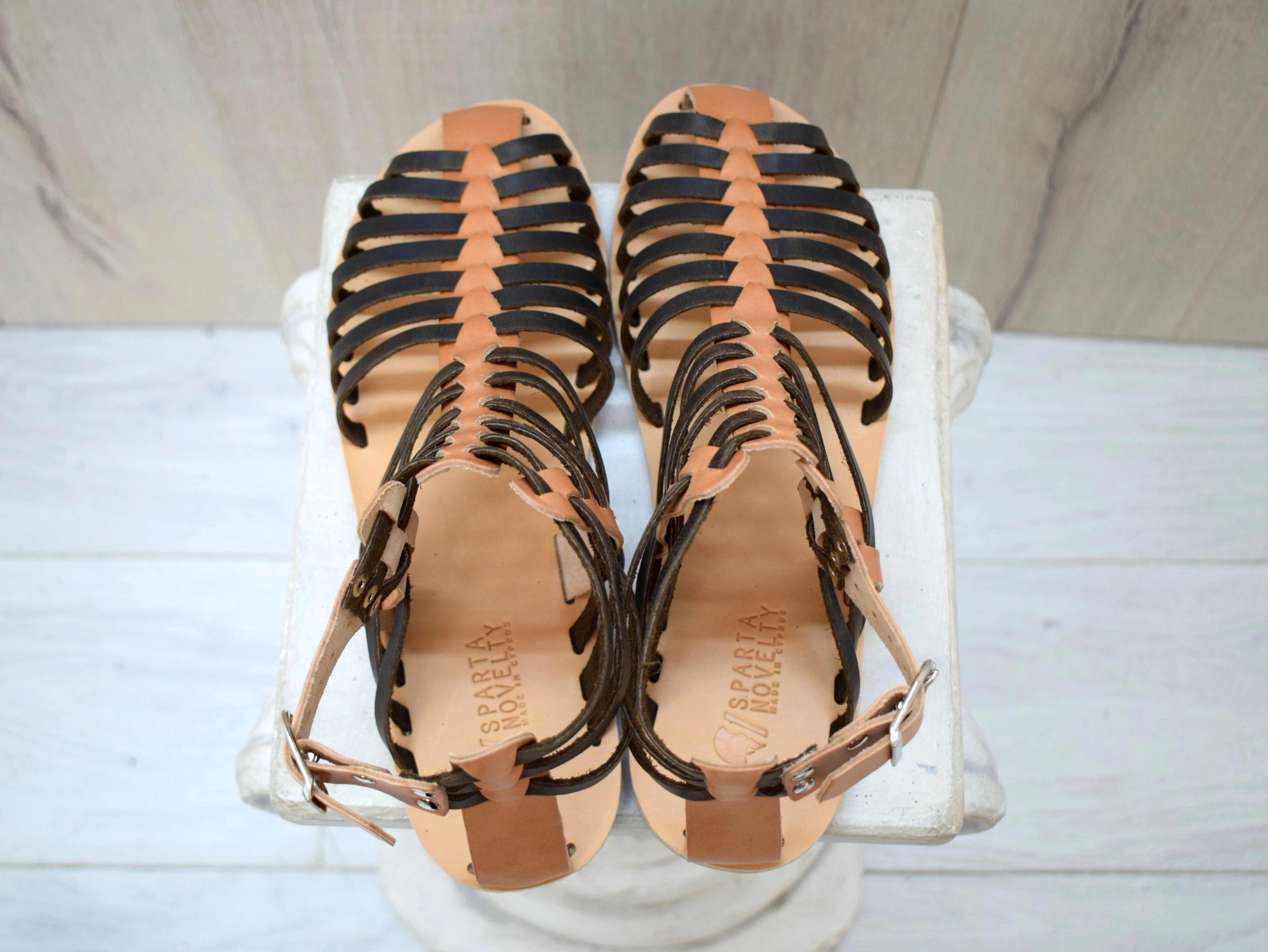 Men's Huarache Leather Sandals in two colors Sandals Locations Turk And Caicos