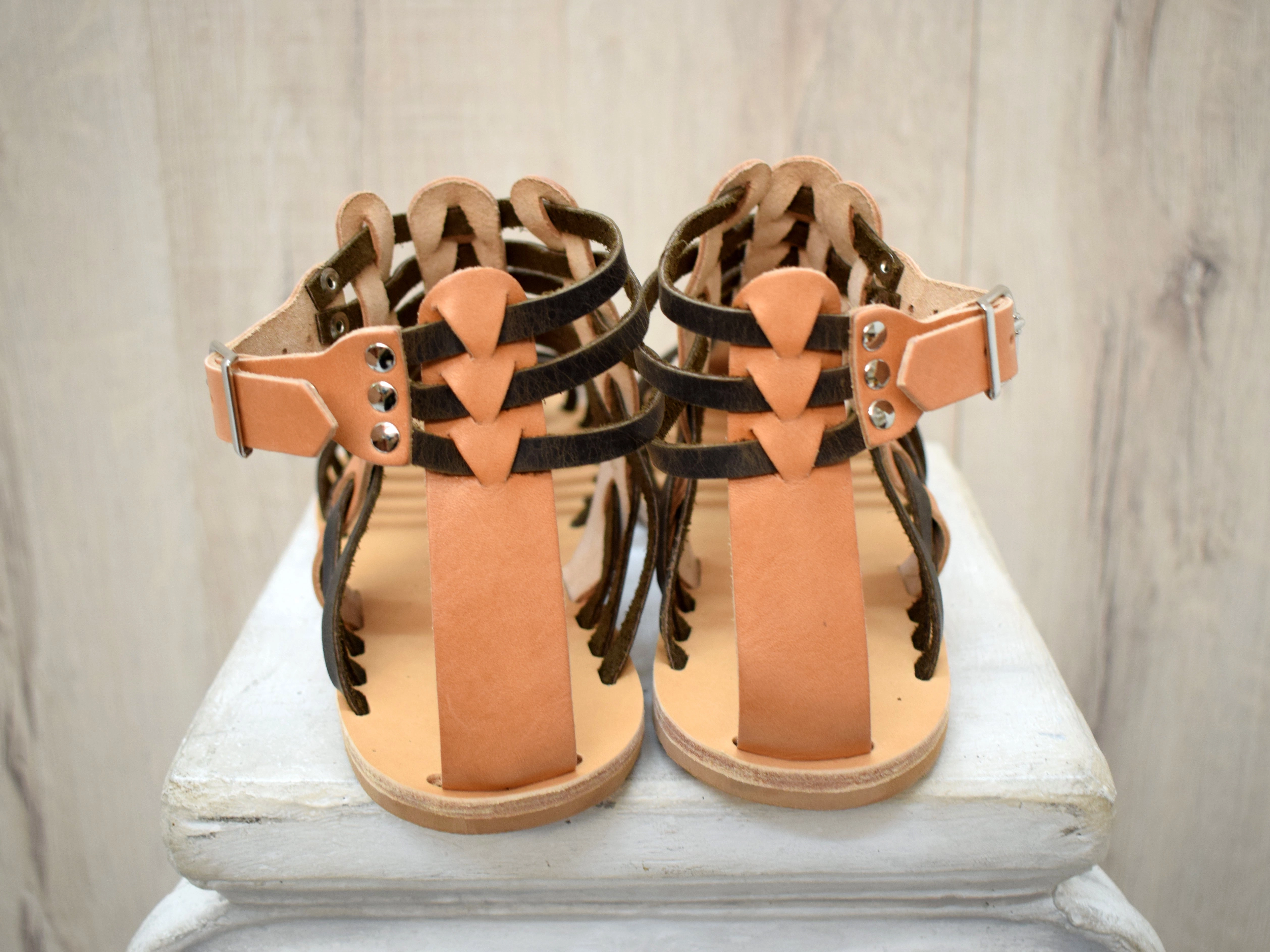 Men's Huarache Leather Sandals in two colors Sandals Size 15