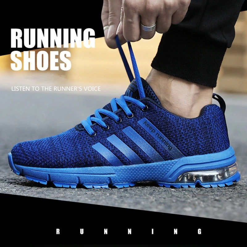 Men's Breathable Sneakers Air Cushion Running Shoes Best Shoes For Distance Running