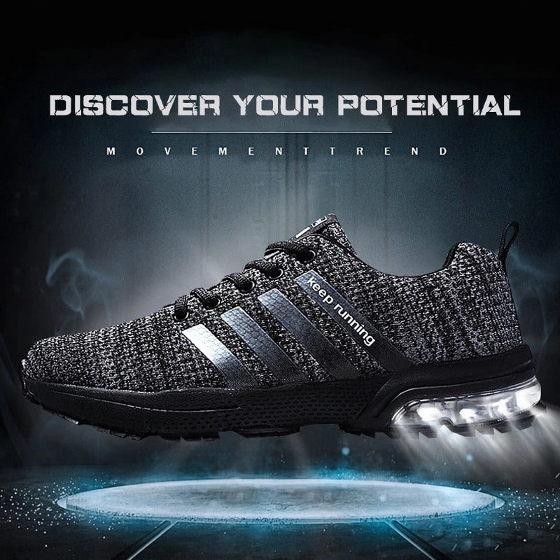 Men's Breathable Sneakers Air Cushion Running Shoes Running Shoes Wide