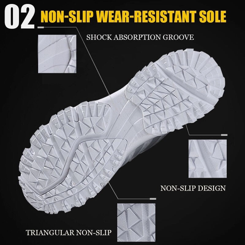 Men's Breathable Sneakers Air Cushion Running Shoes Running Track Spike Shoes