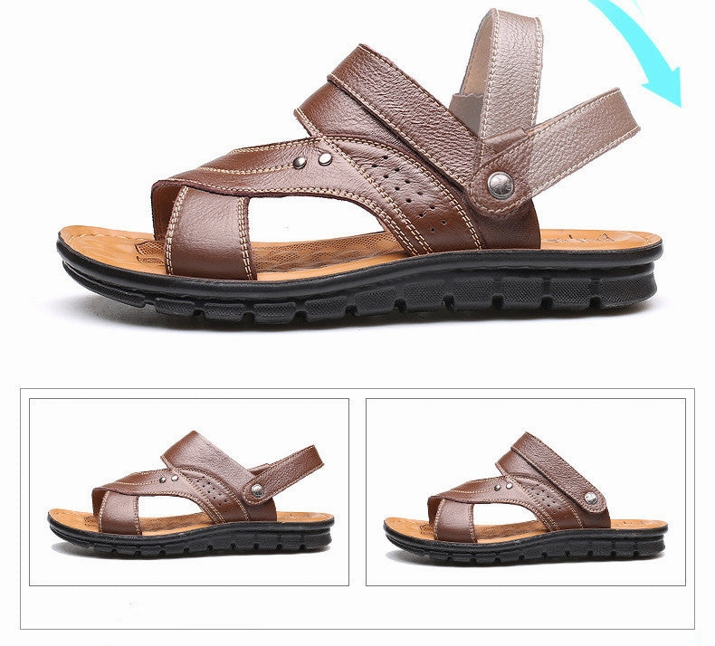 Sandals Resorts Usa Summer New Men's Oxford Bottom Casual Sandals