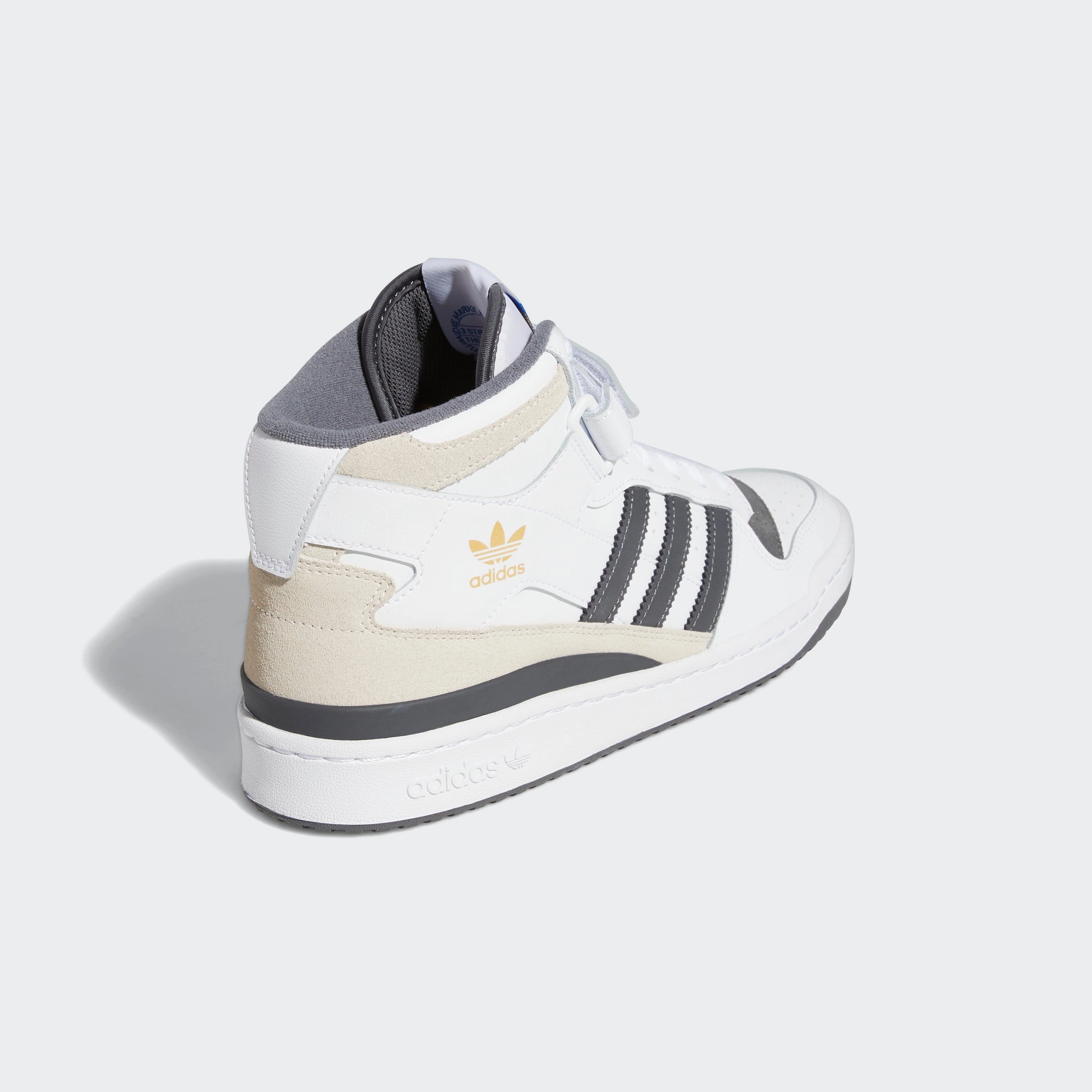 Adidas Basketball Shoes Sale Men's adidas Originals Forum Mid Shoes White Grey Five