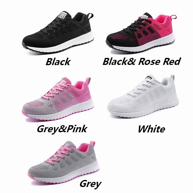 Super Light Sneakers For Women Sport Basket Femme Walking White Casual shoes Glitter Platform Sneakers