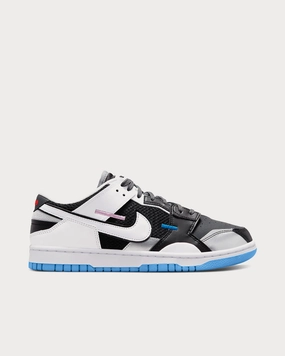 Dunk Low Scrap Premium Black / Neutral Grey / University Blue / White Low Top Sneakers Asics Tiger Shoes Online