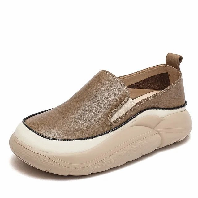 Women's Flats Loafers Breathable Moccasins Boat Shoes 31661 Varsimoc Leather Loafers