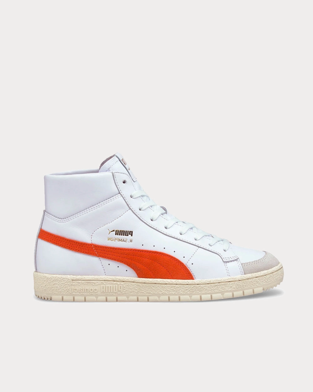 Ralph Sampson 70 Mid OG White-Tigerlily High Top Sneakers Puma Nitro Wide Shoes