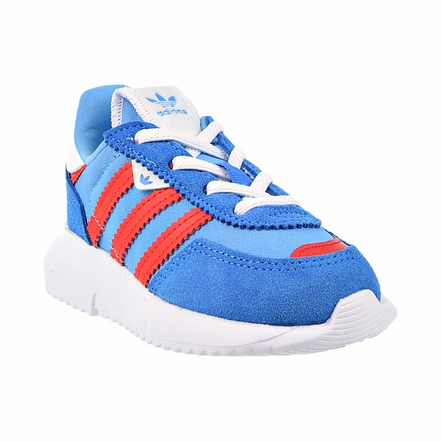 Adidas Mickey Mouse Shoes Adidas Originals Retropy F2 EL I Toddlers Shoes Blue-Red