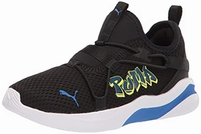 PUMA SOFTRIDE Rift Toddler Running Shoe, Blk-Neb-Blu-Yel, 5 US Toddler Asics New York Marathon Shoes