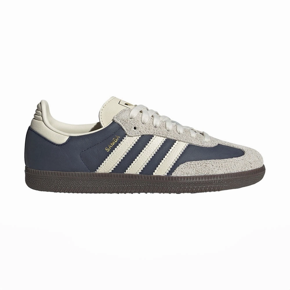 Adidas Samba Xlg Athletic Shoe Carbon adidas SAMBA OG   OG -WOMEN'S- Night Indigo/Cream White/Gold Metallic //IG1968