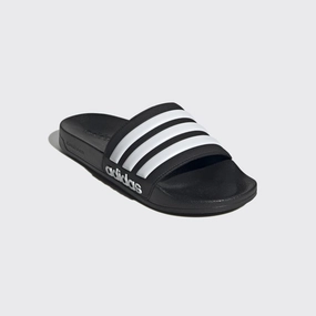 David Beckham Shoes Adidas ADILETTE SHOWER SLIDES - Core Black / Cloud White / Core Black