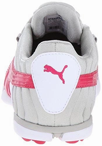 Asics Gel-lethal Field 2 Turf Shoes PUMA Women's sunnylite v2 Golf Shoe, White/Rose Red/Gray, 8 M US