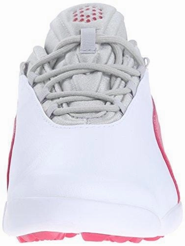 Asics Shoes High Arch Support PUMA Women's sunnylite v2 Golf Shoe, White/Rose Red/Gray, 8 M US