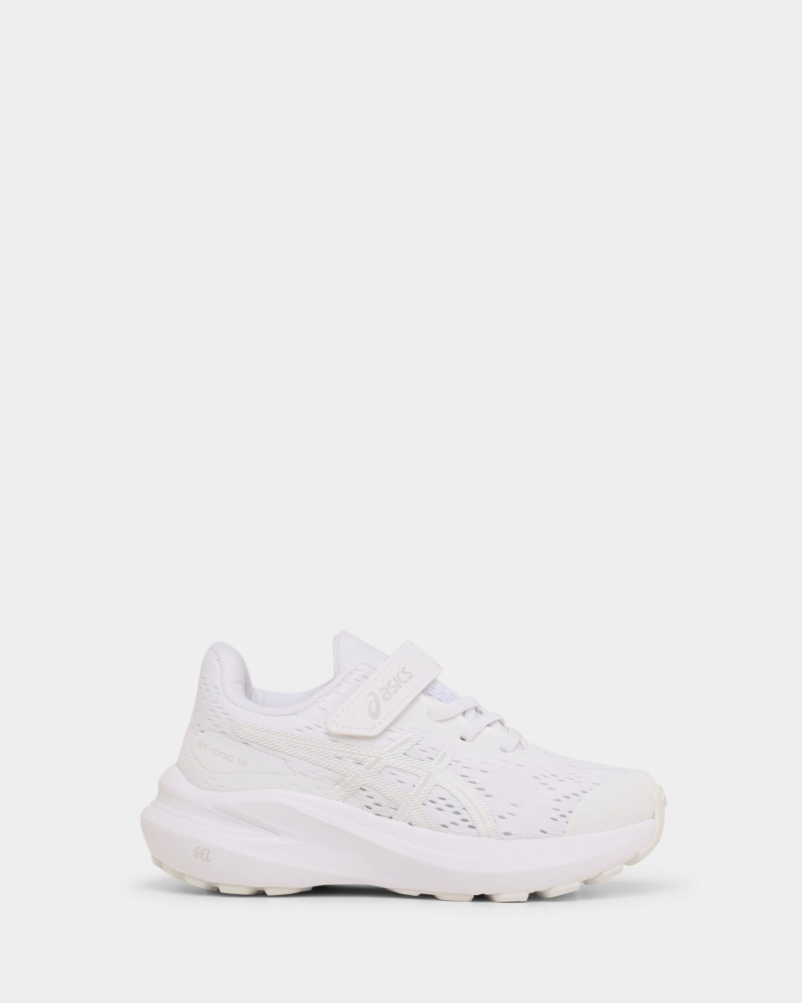 Gt-1000 13 Pre-School White/Concrete Asics Shoes With Wide Toe Box