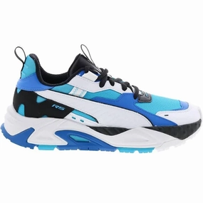 Asics Alpine Xt Trail Running Shoes Puma Men's RS TRCK Super Lifestyle Shoes - Speed Blue / White / Black