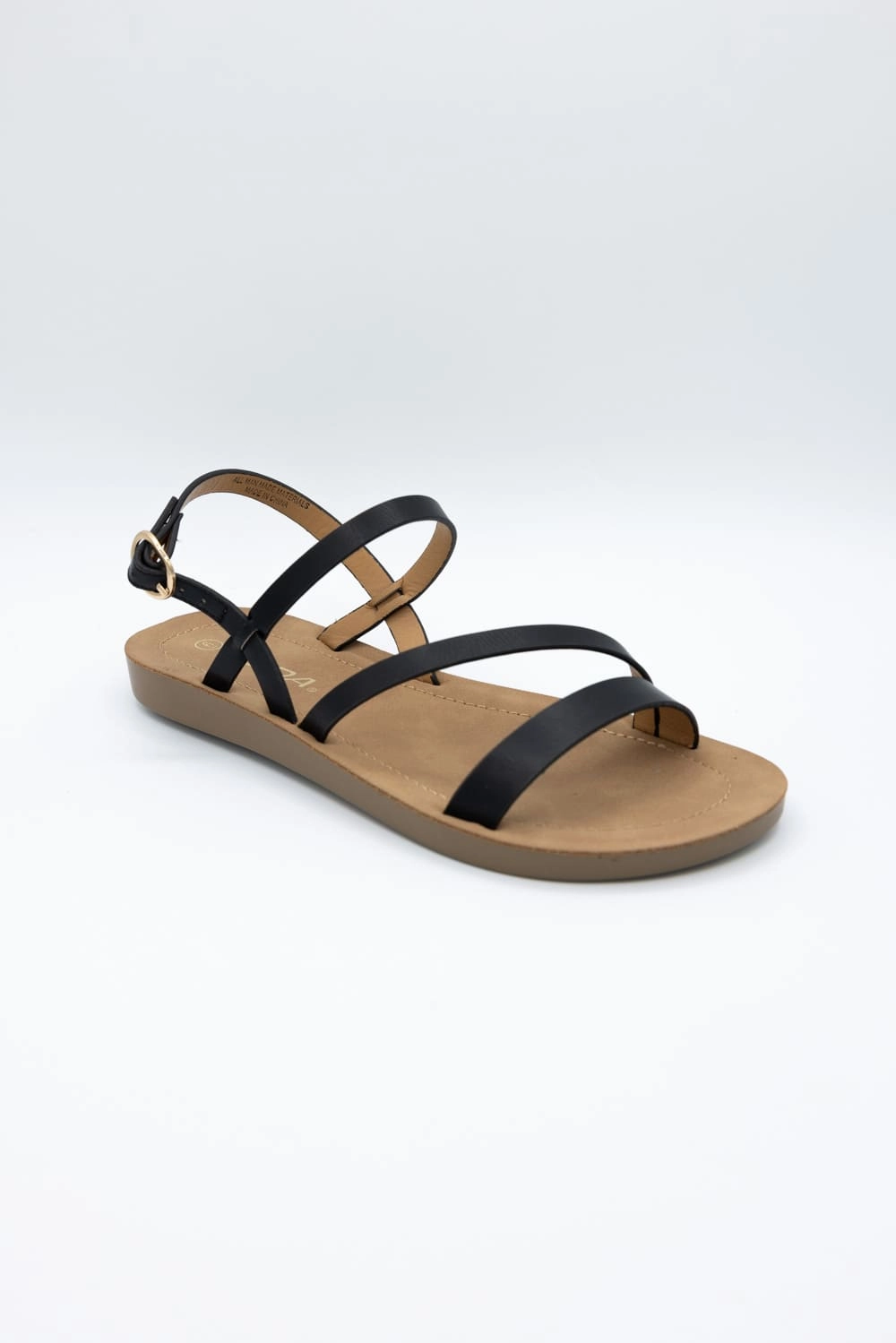 Soda Enfold Sandals for Women in Black | ENFOLD-S BLACK Sandals Resorts All Inclusive