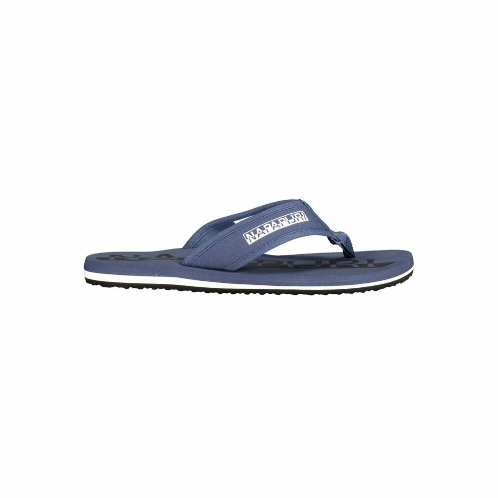 Sale Sandals Napapijri Chic Blue Thong Slipper with Contrasting Details