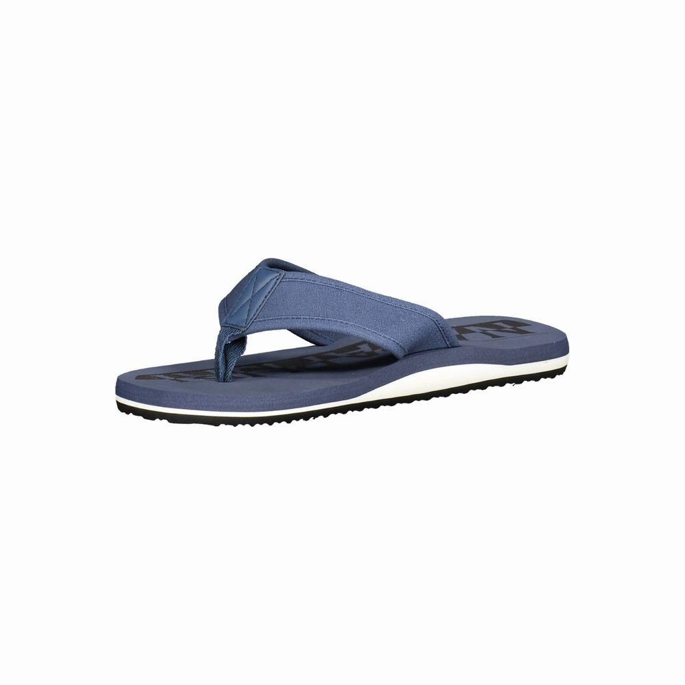 Napapijri Chic Blue Thong Slipper with Contrasting Details Best Outdoor Sandals