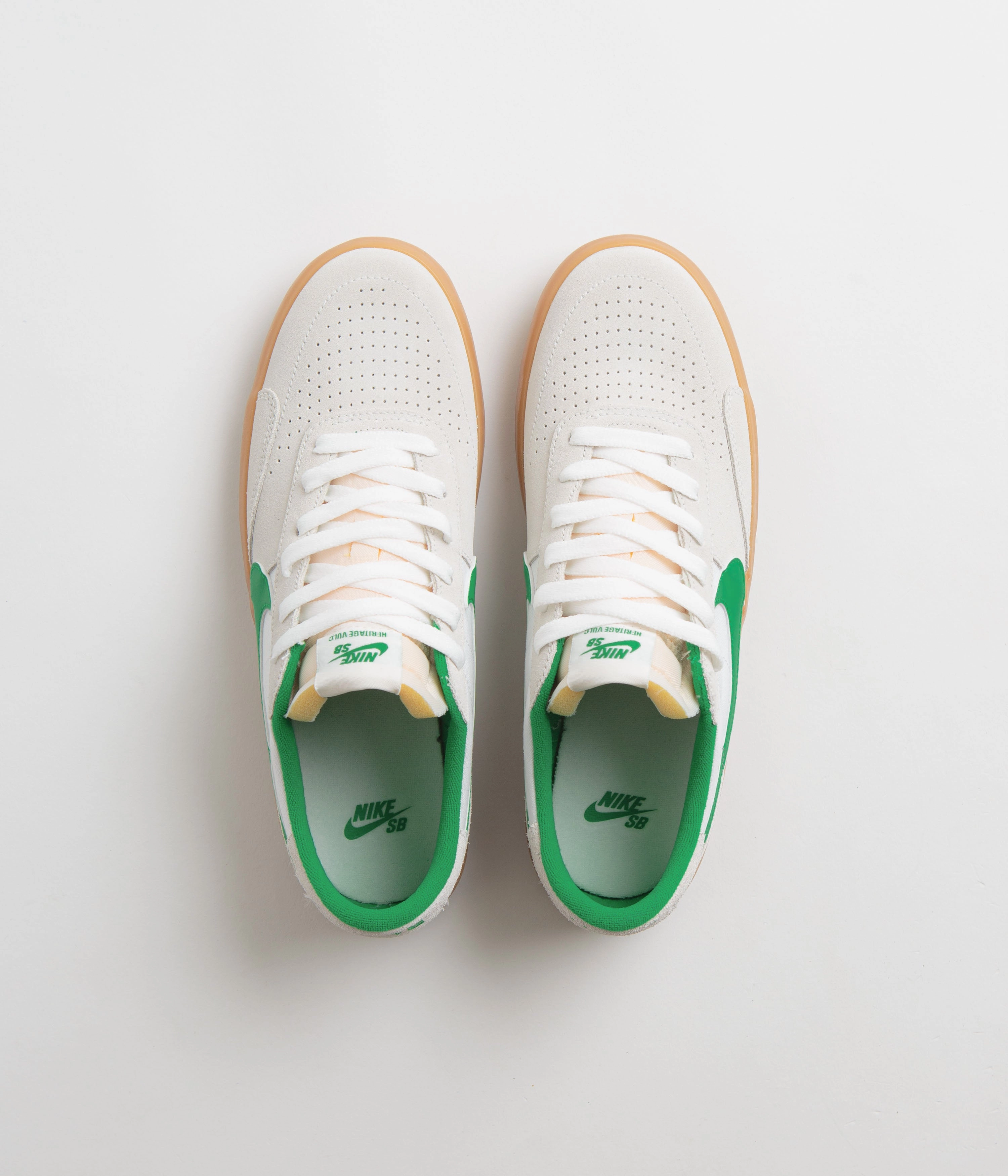 Asics Metaspeed Shoes Nike SB Heritage Vulc Shoes - Summit White / Lucky Green - White