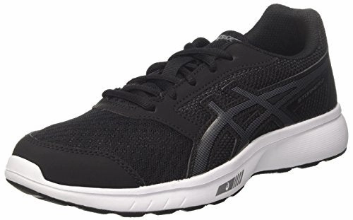 ASICS Women's Stormer 2, Black/Carbon/White 9097, 6 US M Asics Running Shoes Size 2