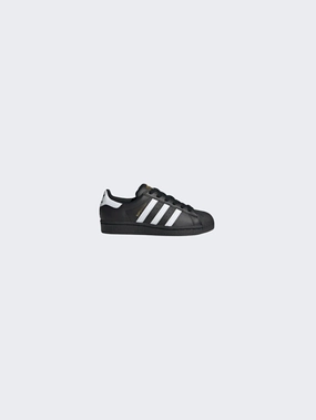 Adidas Superstar J Gs-Boys Originals Shoes Black/White Latest Adidas Running Shoes